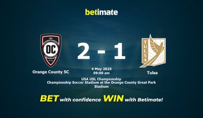 Dự đoán, Tỷ lệ cược & Mẹo cá cược Orange County SC vs Tulsa 05/04/2025