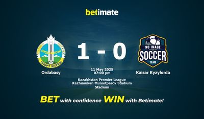 Dự đoán Ordabasy vs Kaisar Kyzylorda, Tỷ lệ cược & Mẹo cá cược 05/11/2025