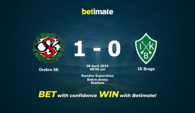 Soi kèo Orebro SK vs IK Brage, Tỷ lệ & Mẹo cá cược 28/04/2024