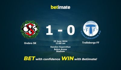 Soi kèo Orebro SK vs Trelleborgs FF, Tỷ lệ & Mẹo cá cược 24/06/2024