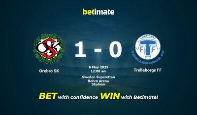 Soi kèo Orebro SK vs Trelleborgs FF, Tỷ lệ & Mẹo cá cược 05/05/2025