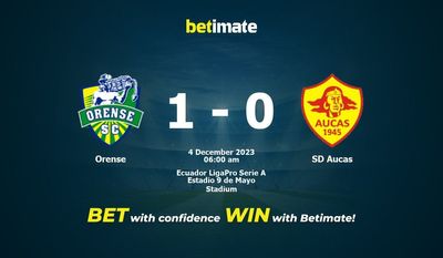 Soi kèo Orense vs SD Aucas, tỷ lệ và tip cá cược 03/12/2023