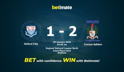 Dự đoán, Tỷ lệ cược và Mẹo cá cược Oxford City vs Curzon Ashton 28/01/2025