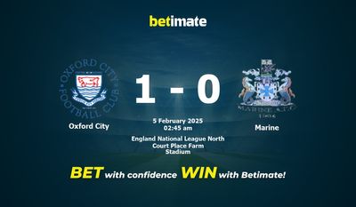 Dự đoán, Tỷ lệ cược và Mẹo cá cược Oxford City vs Marine 02/04/2025