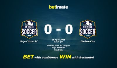 Dự đoán, Tỷ lệ cược & Mẹo cá cược Paju Citizen FC vs Gimhae City 26/04/2025