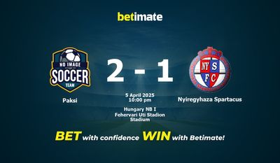 Dự đoán, Tỷ lệ cược & Mẹo cá cược Paksi vs Nyiregyhaza Spartacus 04/05/2025
