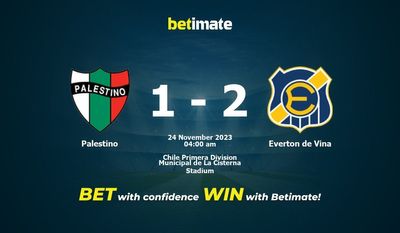Soi kèo Palestino vs Everton de Vina, Tỷ lệ & Mẹo cá cược 23/11/2023