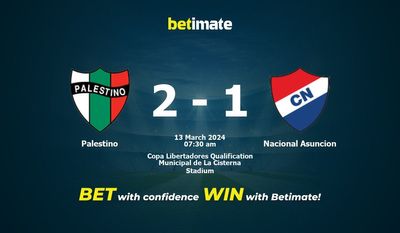 Dự đoán Palestino vs Nacional Asuncion, Tỷ lệ & Mẹo cá cược 13/03/2024