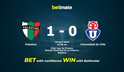 Dự đoán Palestino vs Universidad de Chile, Tỷ lệ & Mẹo cá cược 27/04/2025