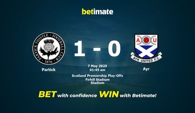 Dự đoán Partick vs Ayr, Tỷ lệ cược & Mẹo cá cược 05/06/2025