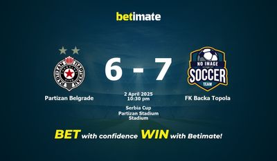 Dự đoán, Tỷ lệ cược & Mẹo cá cược Partizan Belgrade vs FK Backa Topola 04/02/2025