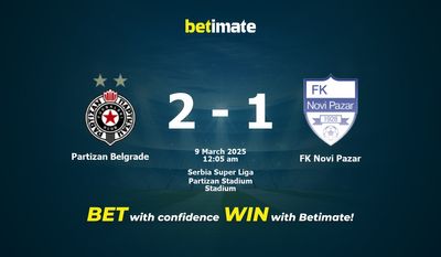 Dự đoán, Tỷ lệ cược & Mẹo cá cược Partizan Belgrade vs FK Novi Pazar 03/08/2025