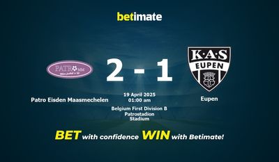 Dự đoán Patro Eisden Maasmechelen vs Eupen, Tỷ lệ & Mẹo cá cược 18/04/2025