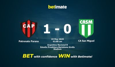 Dự đoán Patronato Parana vs CA San Miguel, Tỷ lệ cược & Mẹo cá cược 05/18/2025