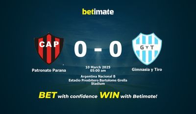 Dự đoán Patronato Parana vs Gimnasia y Tiro, Tỷ lệ & Mẹo cá cược 09/03/2025