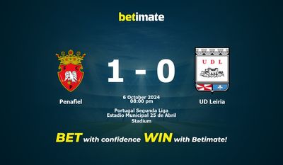 Soi kèo Penafiel vs UD Leiria, Tỷ lệ & Mẹo cá cược 06/10/2024