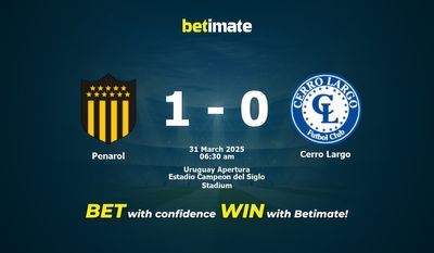 Dự đoán Penarol vs Cerro Largo, Tỷ lệ cược & Mẹo cá cược 30/03/2025