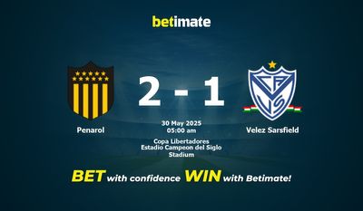 Dự đoán Penarol vs Velez Sarsfield, Tỷ lệ cược & Mẹo cá cược 29/05/2025