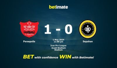 Soi kèo Persepolis vs Sepahan, Tỷ lệ & Mẹo cá cược 01/05/2024