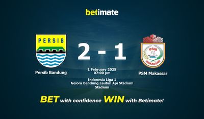 Dự đoán Persib Bandung vs PSM Makassar, tỷ lệ và mẹo cá cược 01/02/2025