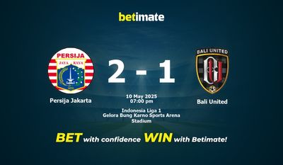 Nhận định, soi kèo Persija Jakarta vs Bali United 05/10/2025