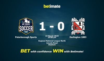 Dự đoán Peterborough Sports vs Darlington 1883, Tỷ lệ cược & Mẹo cá cược 15/03/2025