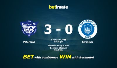 Dự đoán Peterhead vs Stranraer, Tỷ lệ cược & Mẹo cá cược 01/04/2025