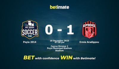 Dự đoán, tỷ lệ và tỷ lệ Peyia 2014 vs Ermis Aradippou Mẹo cá cược 16/12/2023