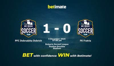 Soi kèo PFC Dobrudzha Dobrich vs FK Fratria, Tỷ lệ & Mẹo cá cược 05/12/2024