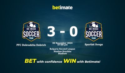 Dự đoán PFC Dobrudzha Dobrich vs Sportist Svoge, Tỷ lệ & Mẹo cá cược 30/11/2024