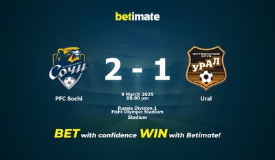 Dự đoán PFC Sochi vs Ural, Tỷ lệ cược & Mẹo cá cược 03/09/2025