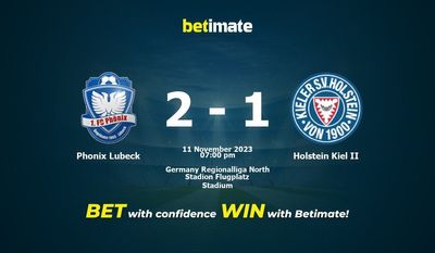 Dự đoán Phonix Lubeck vs Holstein Kiel II, Tỷ lệ & Mẹo cá cược 11/11/2023