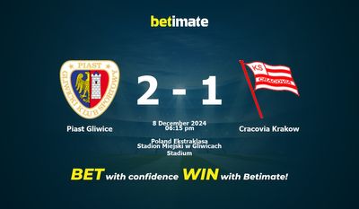 Dự đoán Piast Gliwice vs Cracovia Krakow, Tỷ lệ cược & Mẹo cá cược 12/08/2024