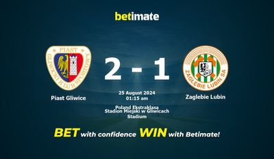 Dự đoán Piast Gliwice vs Zaglebie Lubin, Tỷ lệ & Mẹo cá cược 24/08/2024