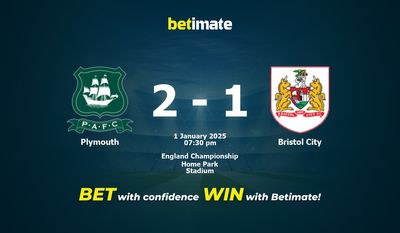 Dự đoán Plymouth vs Bristol City, Tỷ lệ cược & Mẹo cá cược 01/01/2025