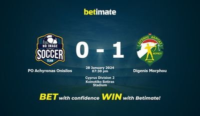 Dự đoán PO Achyronas Onisilos vs Digenis Morphou, Tỷ lệ & Mẹo cá cược 28/01/2024