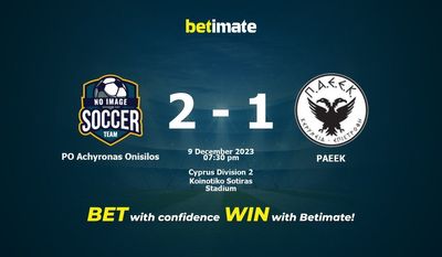 Dự đoán PO Achyronas Onisilos vs PAEEK, Tỷ lệ & Mẹo cá cược 09/12/2023