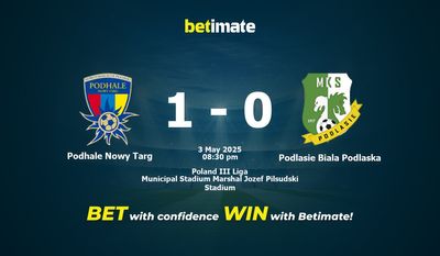 Dự đoán tỷ lệ, tỷ lệ & mẹo cá cược Podhale Nowy Targ vs Podlasie Biala Podlaska 03/05/2025