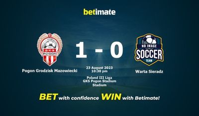 Soi kèo dự đoán Pogon Grodzisk Mazowiecki vs Warta Sieradz ngày 23/08/2023