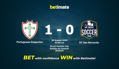 Soi kèo dự đoán Portuguesa Desportos vs EC Sao Bernardo 19/08/2023