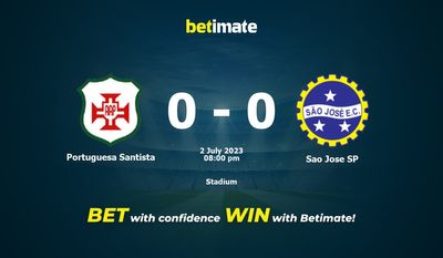 Soi kèo dự đoán Portuguesa Santista vs Sao Jose SP 02/07/2023