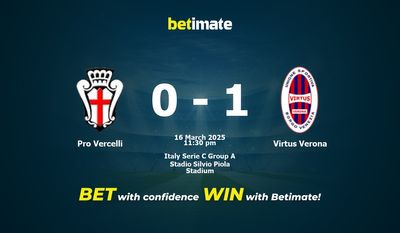 Dự đoán Pro Vercelli vs Virtus Verona, Tỷ lệ cược & Mẹo cá cược 03/16/2025