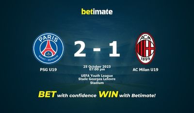 Nhận định dự đoán PSG U19 vs AC Milan U19, tỷ lệ và tip cá cược 25/10/2023