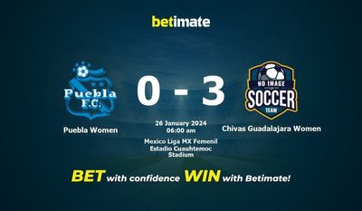 Dự đoán, tỷ lệ và mẹo cá cược Puebla Women vs Chivas Guadalajara Women 25/01/2024