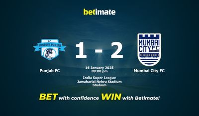 Dự đoán, tỷ lệ cược và mẹo cá cược Punjab FC vs Mumbai City FC 01/16/2025
