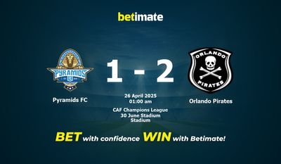 Dự đoán, tỷ lệ cược và mẹo cá cược Pyramids FC vs Orlando Pirates 25/04/2025