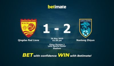 Dự đoán, tỷ lệ cược và mẹo cá cược Qingdao Red Lions vs Nantong Zhiyun 26/05/2025