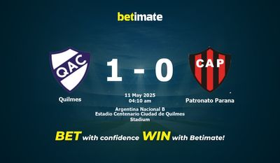 Dự đoán Quilmes vs Patronato Parana, Tỷ lệ cược & Mẹo cá cược 05/10/2025