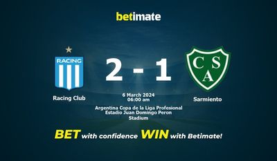 Dự đoán Racing Club vs Sarmiento, Tỷ lệ & Mẹo cá cược 05/03/2024
