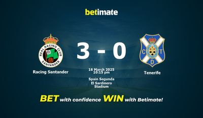 Dự đoán Racing Santander vs Tenerife, Tỷ lệ cược & Mẹo cá cược 03/16/2025